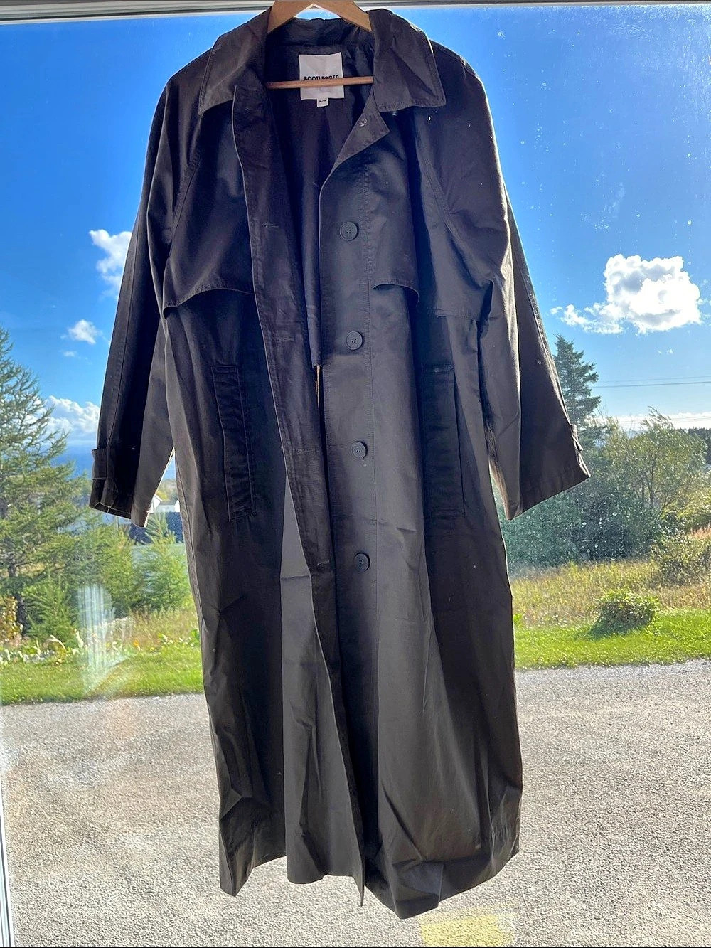 Bootlegger Trench Coat in Brown Size XL Like New